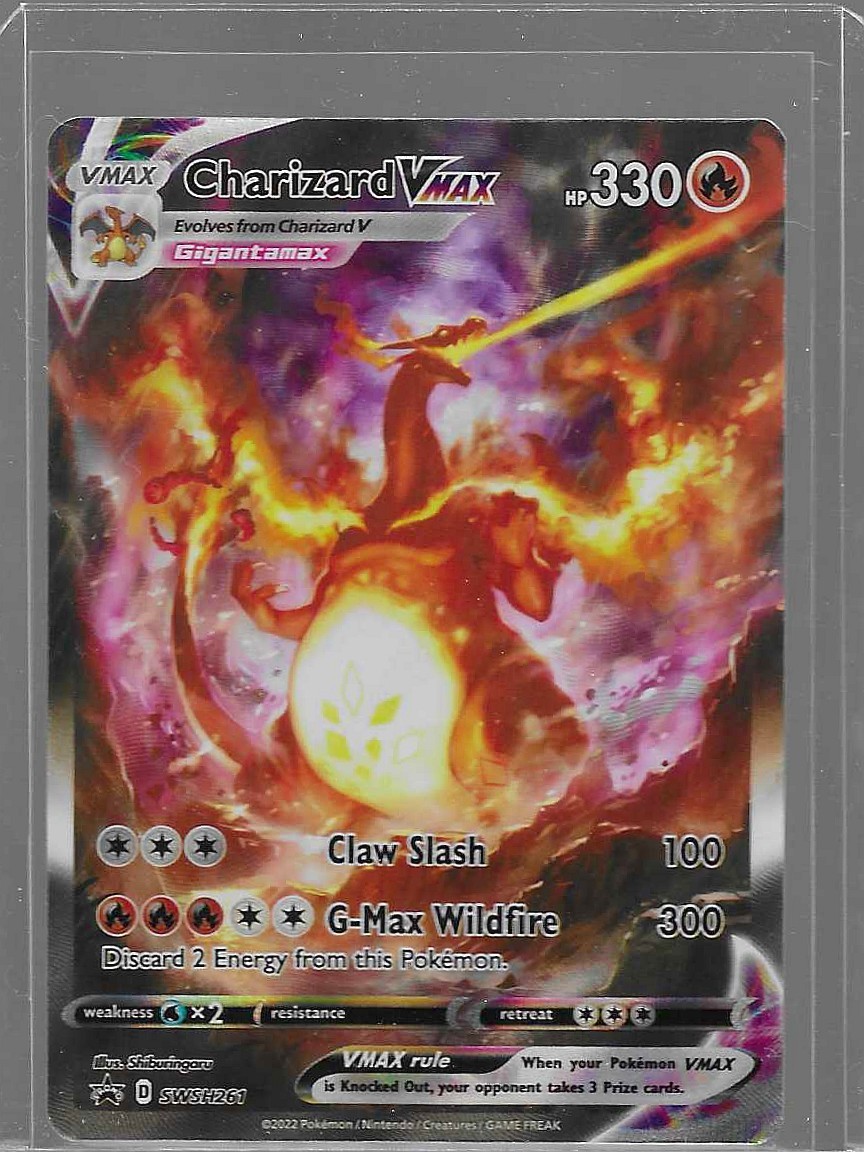 2022 Pokemon Charizard VMAX SWSH261 Sword Shield Promo Full Art