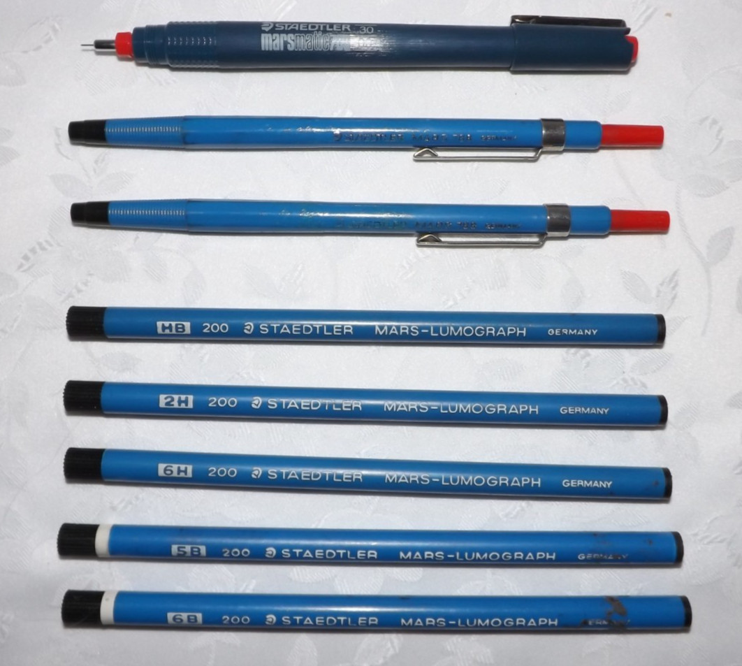 Vintage STAEDTLER MARS 788 Germany Lead Holders Lead &Staedtler Marsmatic 700