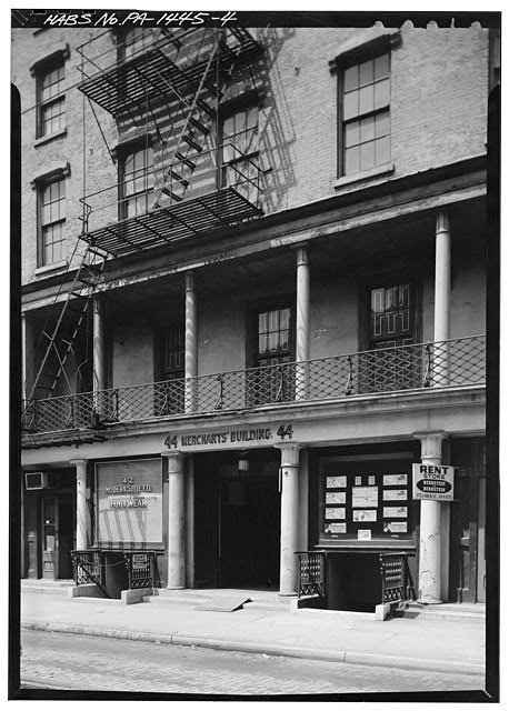 North Fourth Street Merchants Hotel Entrance Porch 1900s Baltimore MD