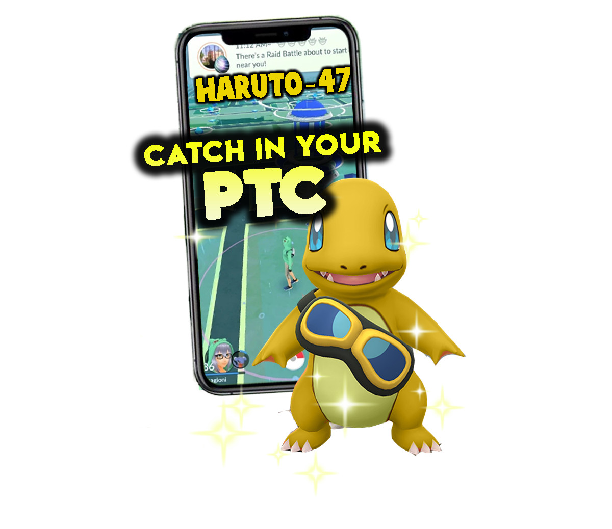 Pokemon Shiny Charmander Goggles Catch in your P T C