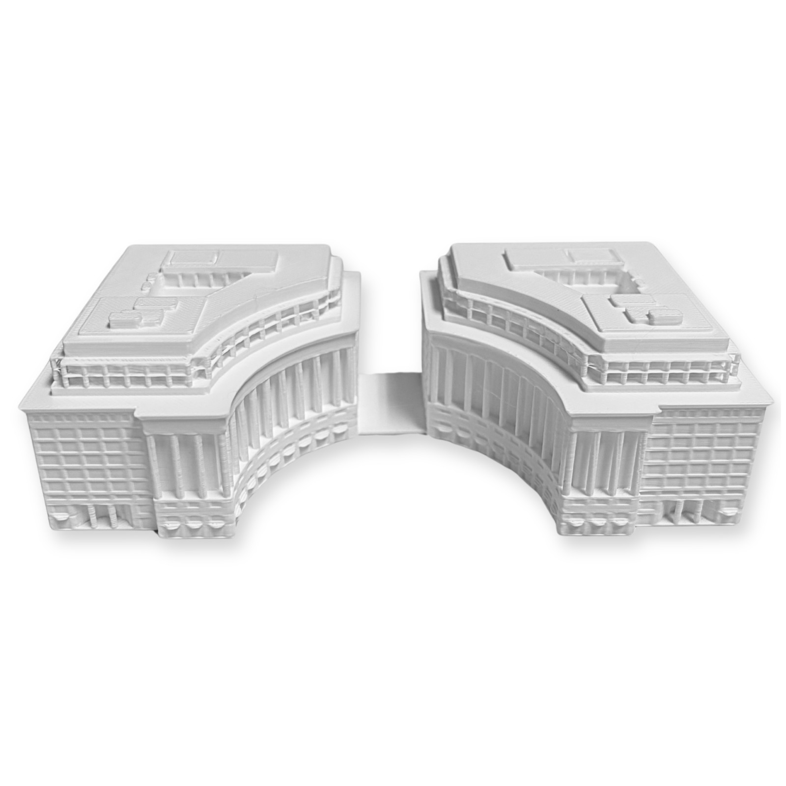 Washington DC Market Square Architectural Model Replica – Detailed Market Towers