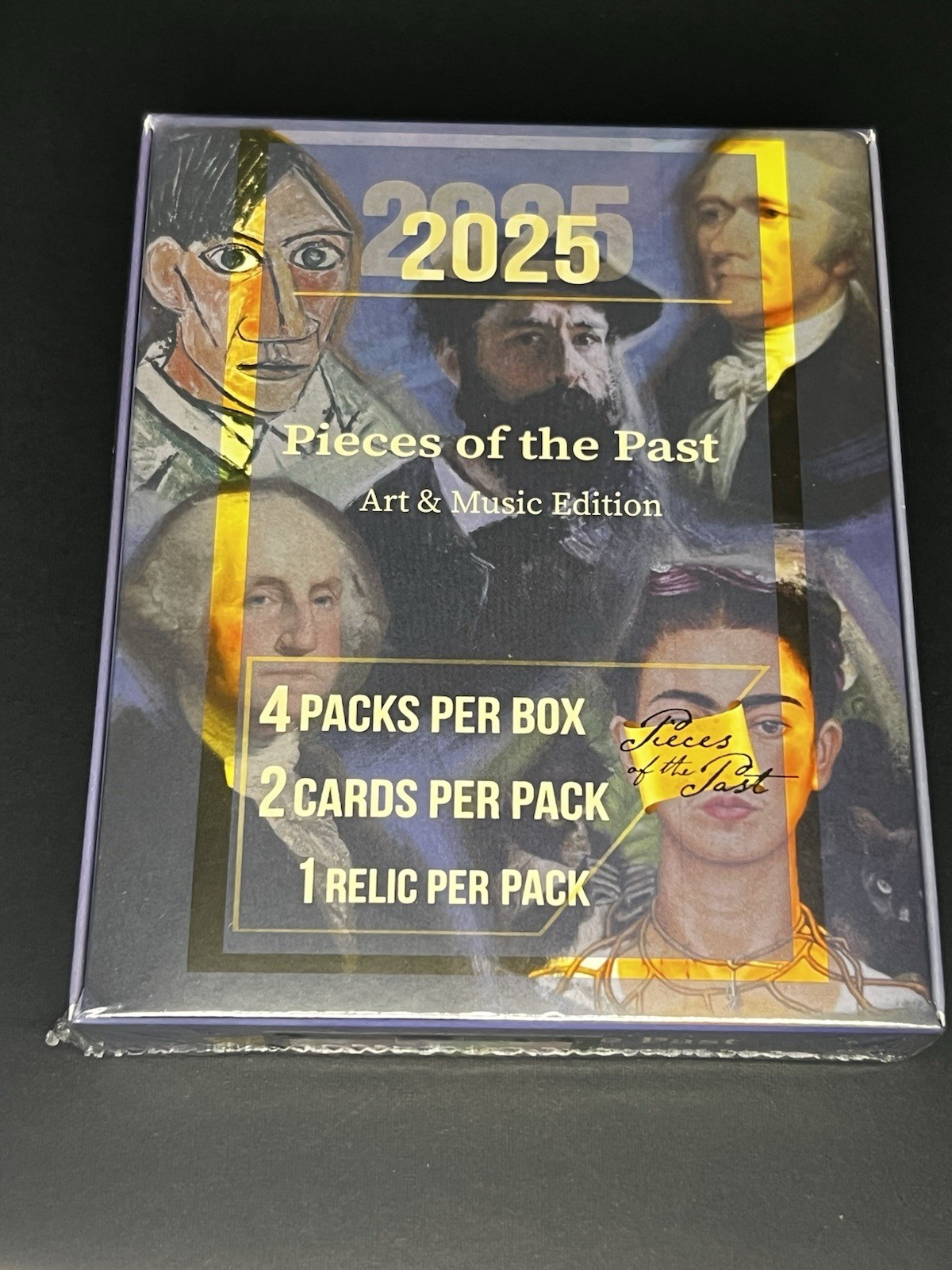 2025 Pieces of the Past Art & Music Edition Sealed Trading Card Box Relic *Rare