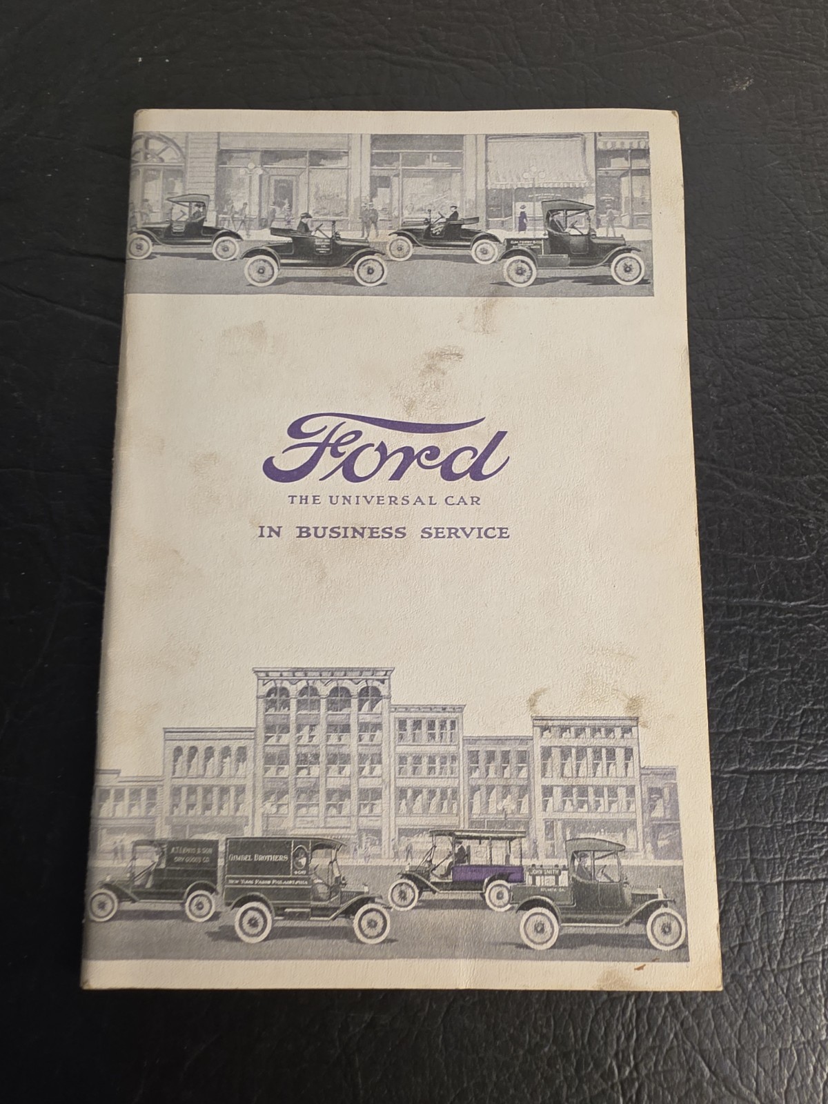 Original Ford Universal Car In Business Service Salesman Guide 1918 Mint