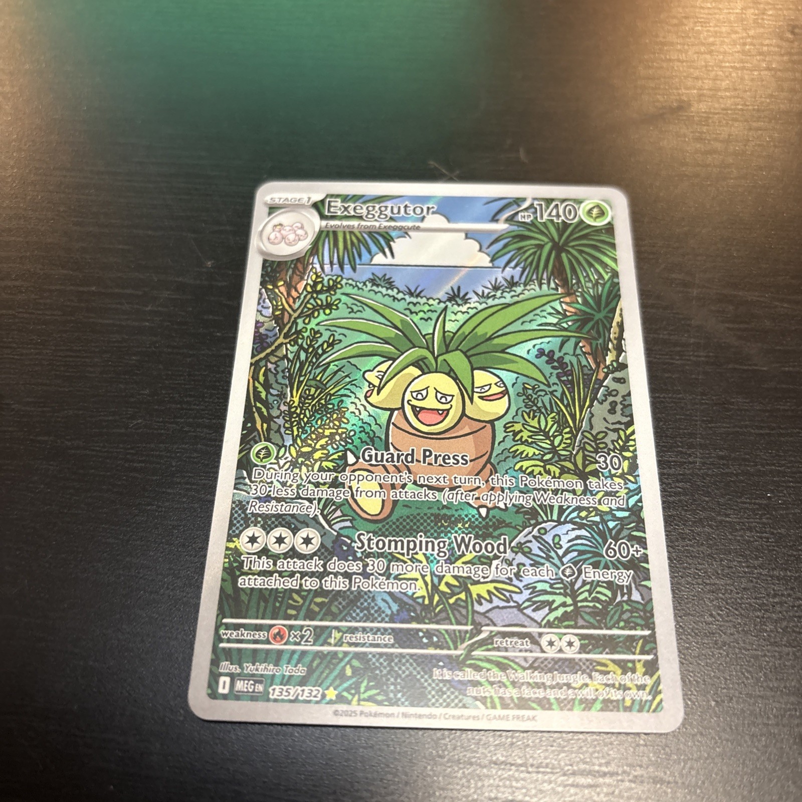 Pokémon TCG Exeggutor 135/132 Full Art | Mega Evolution | Mint