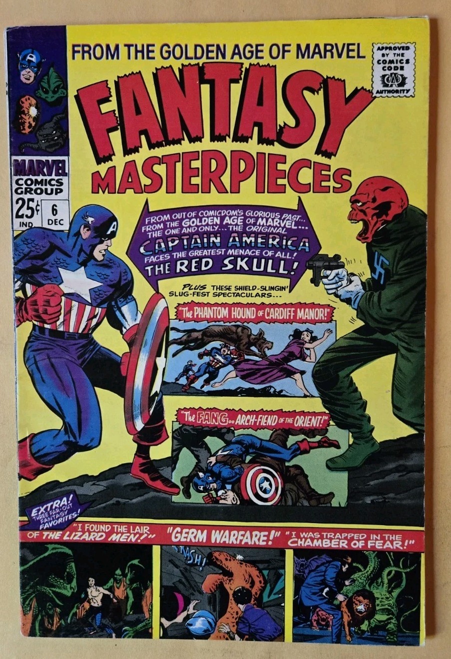 Fantasy Masterpieces #6 VG/F (5.0) Cover Art By Kirby Marvel Comics 12/66