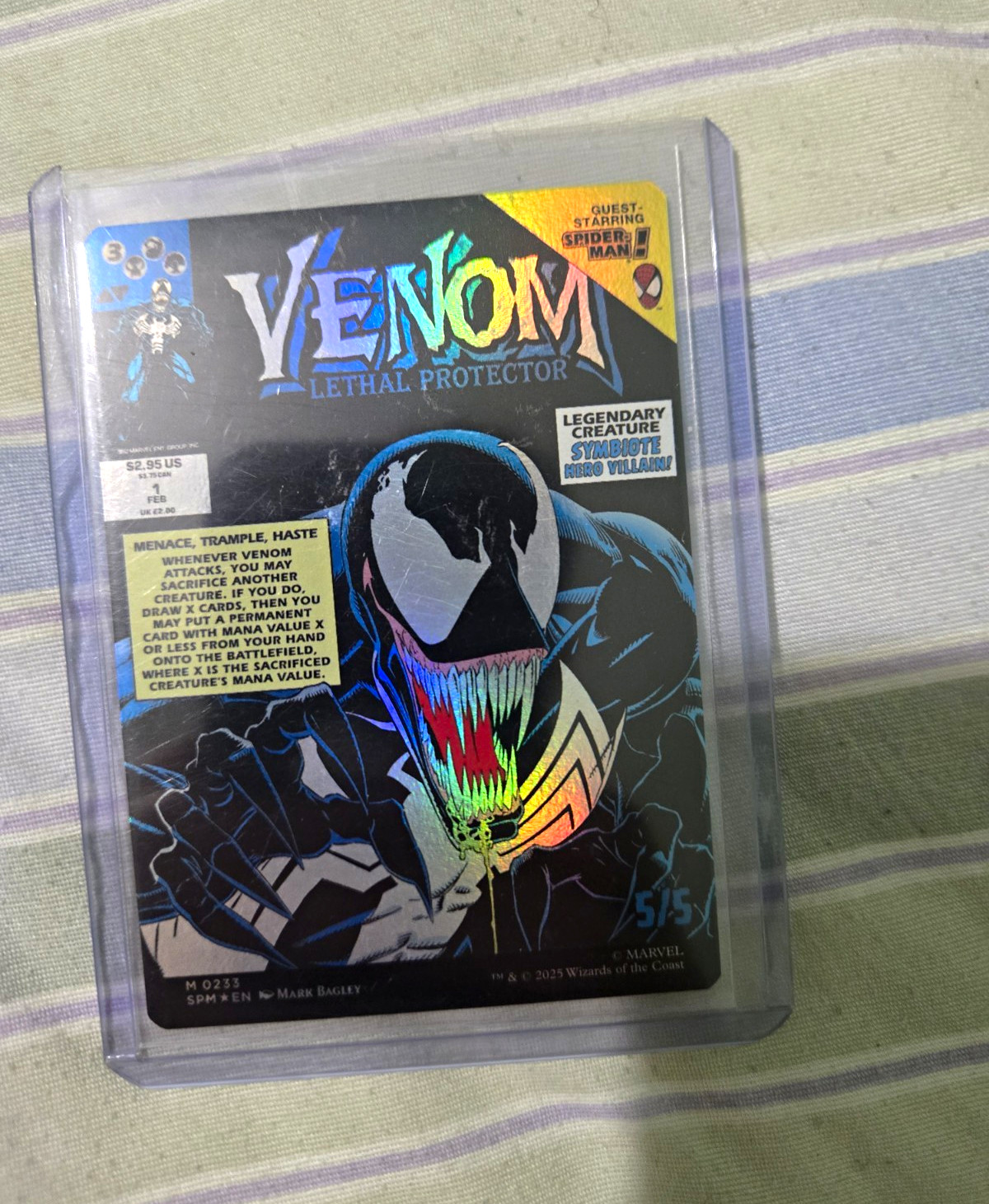 Marvel Venom Lethal Protector Insert M 0233 2025 Wizards of the Coast
