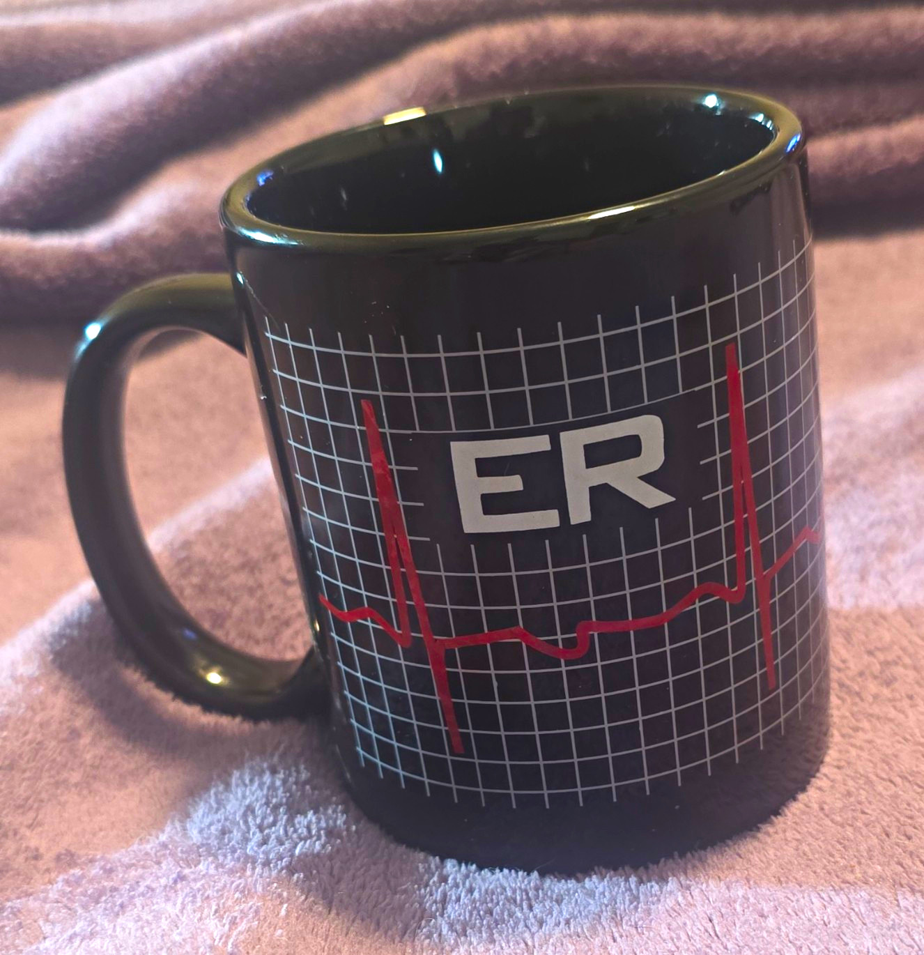 Vintage 2000 ER (TV Show) Black Ceramic Coffee Mug