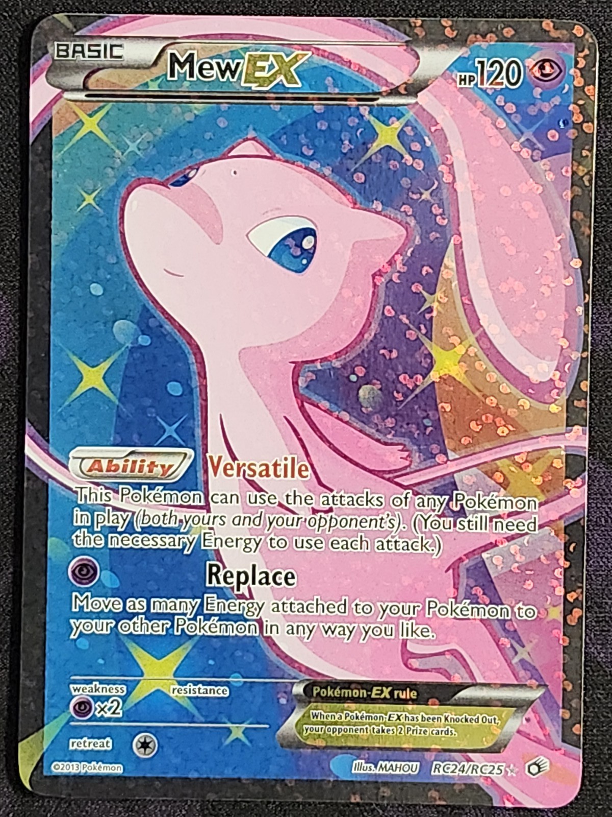 Pokemon Mew EX RC24/RC25 (MP) Legendary Treasures LTR