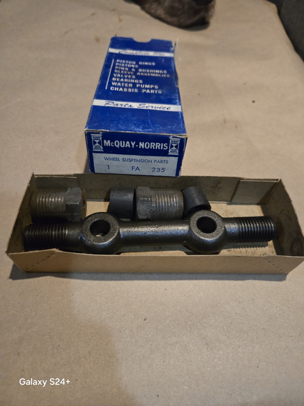 McQuay-Norris F235 Control Arm Shaft Kt 1955 1956 1957 1958 1959 1960 Oldsmobile
