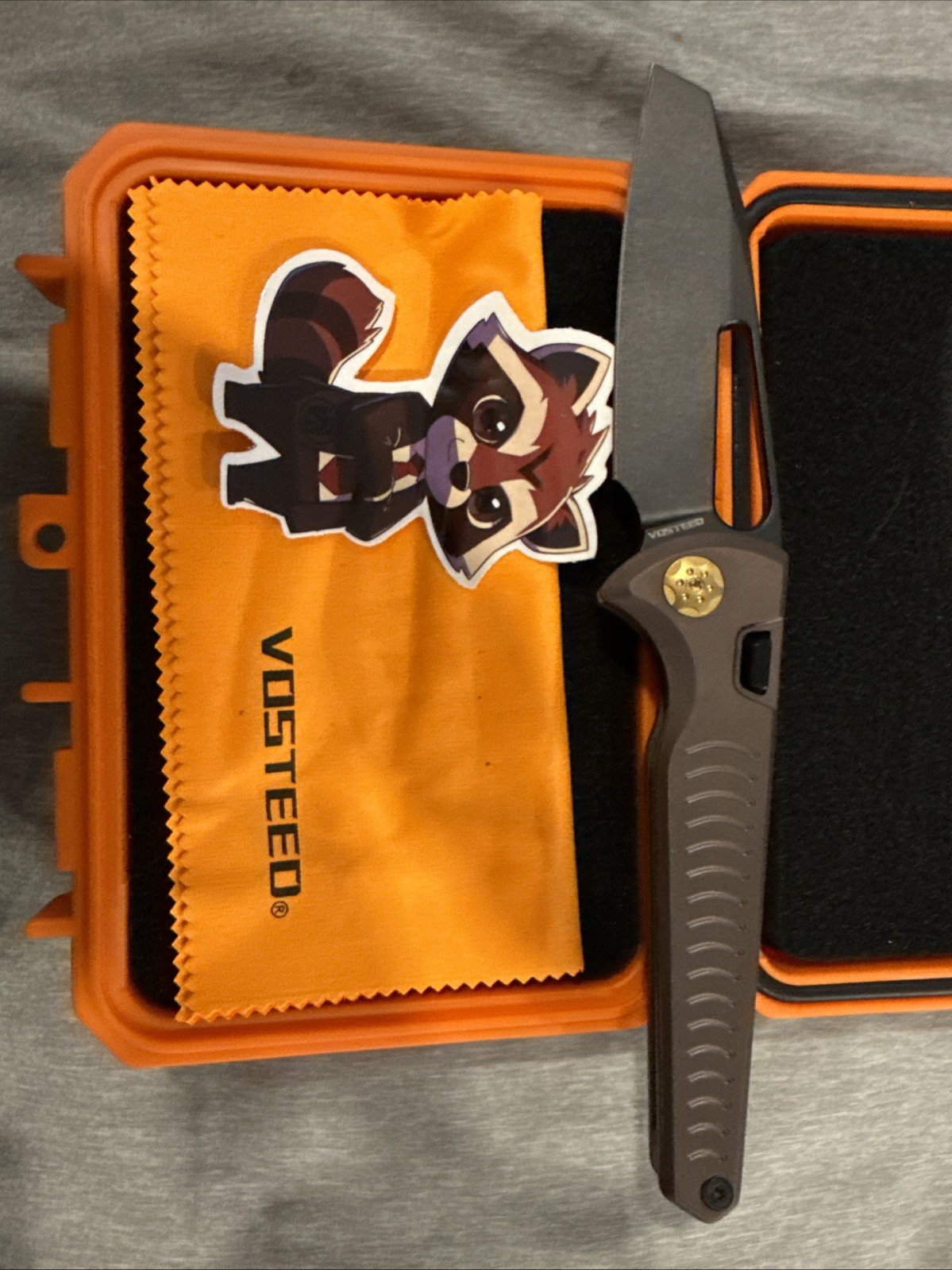 Vosteed Gavko Leopard - Top Liner Lock, M390 Blade, Titanium Handle - A2503