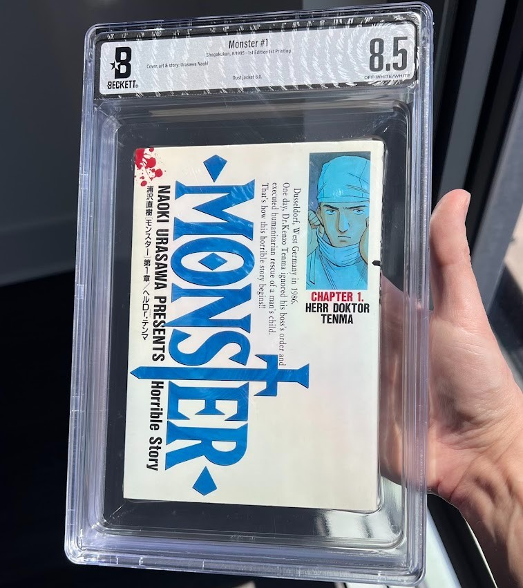 Monster #1 ⭐ BGS 8.5 - 1ST PRINTING ⭐ Urasawa Japanese Manga 1995 US SELLER