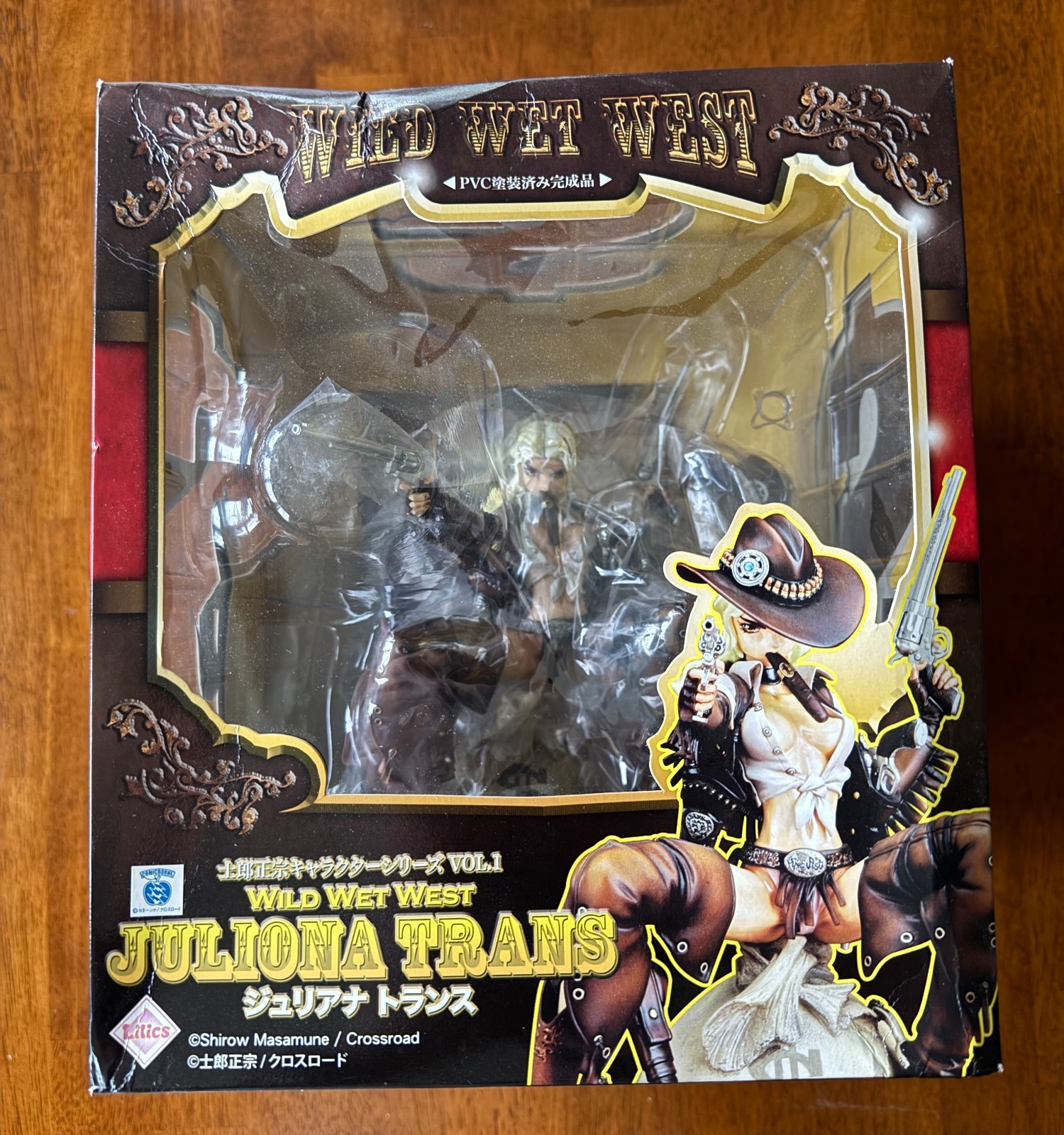 ART STORM Shirow Masamune Wild Wet West Juliona Trans 1/6 PVC Figure Japan NEW
