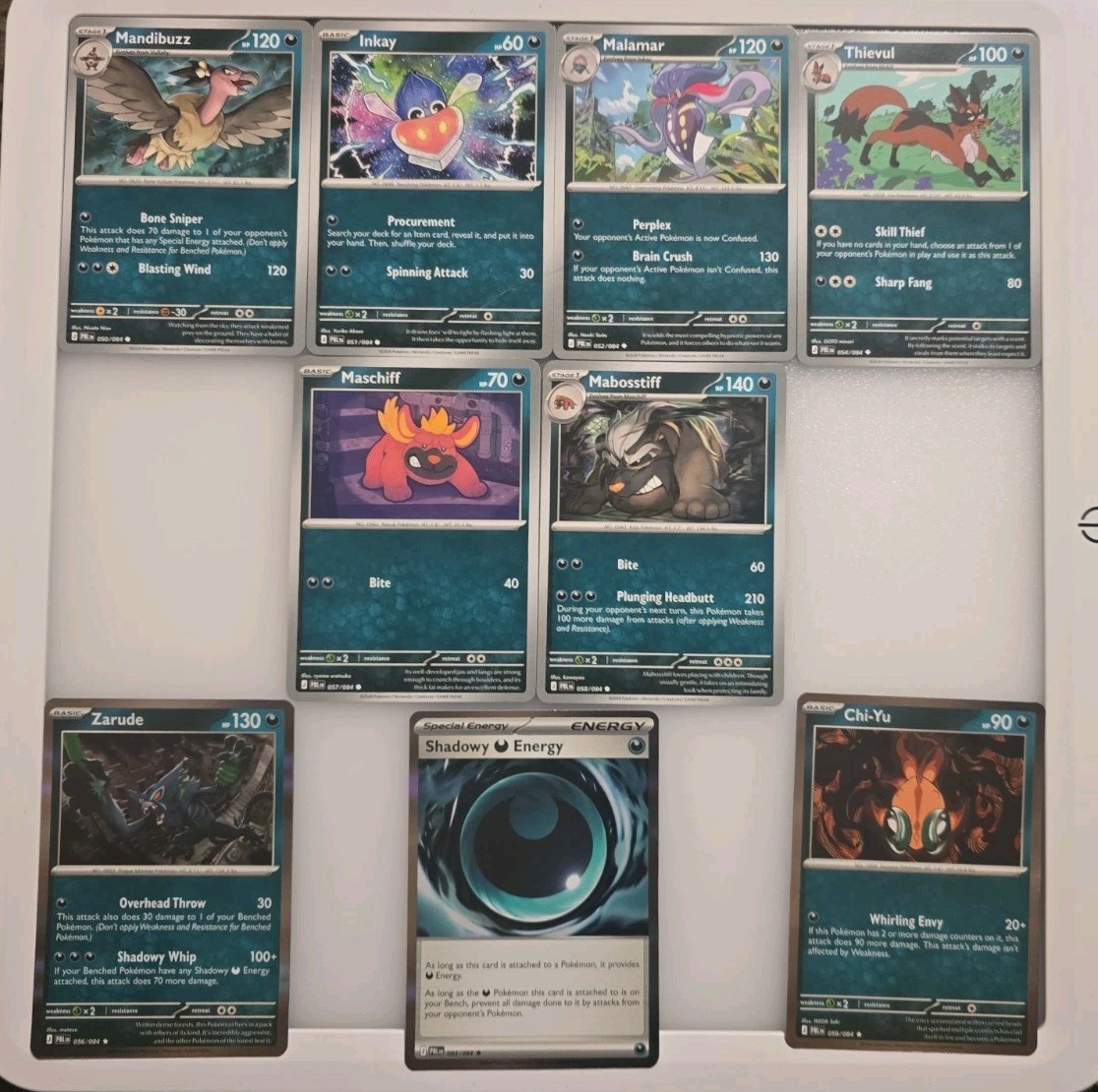 Pokemon Pitch Black Lot Of 9 Includes Holos
