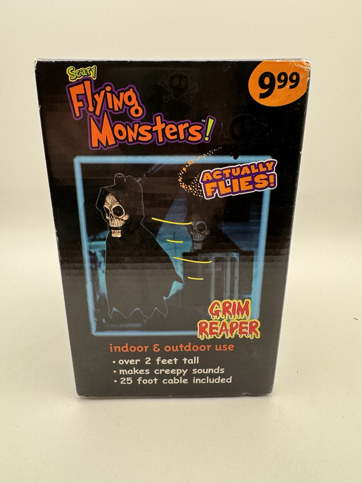Telly Toys Grim Reaper 2007 Sound Works Great Box No Movement