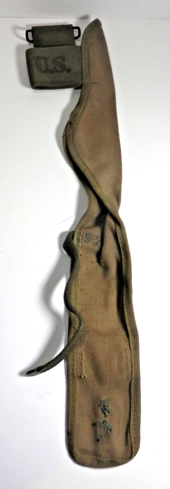 WWII US Military Army Pick-Mattock Carrier M-1910 Entrenching Tool 1944
