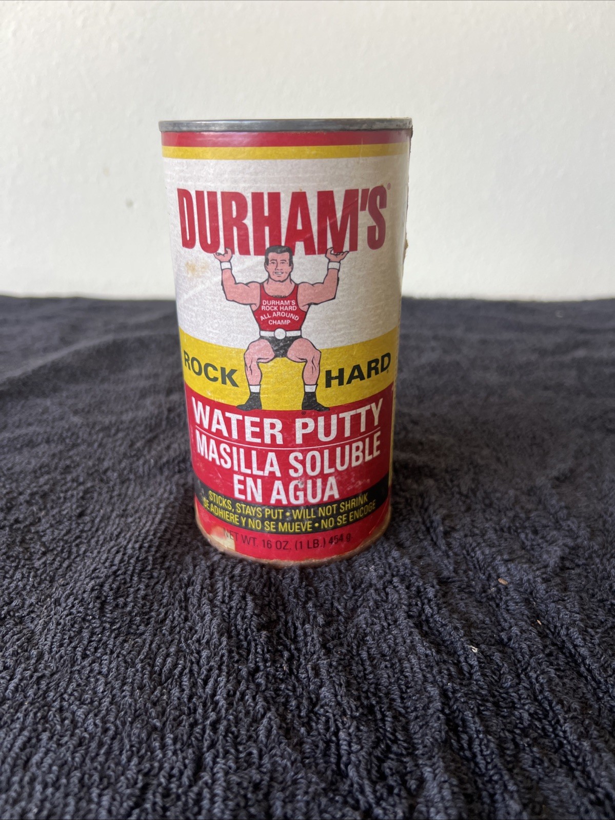 Vintage Durham's Rock Hard Water Putty 16oz
