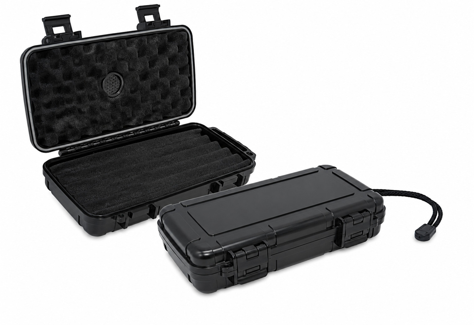 Estuche humidificador de puros de viaje - Caja de puros portátil con humidificad