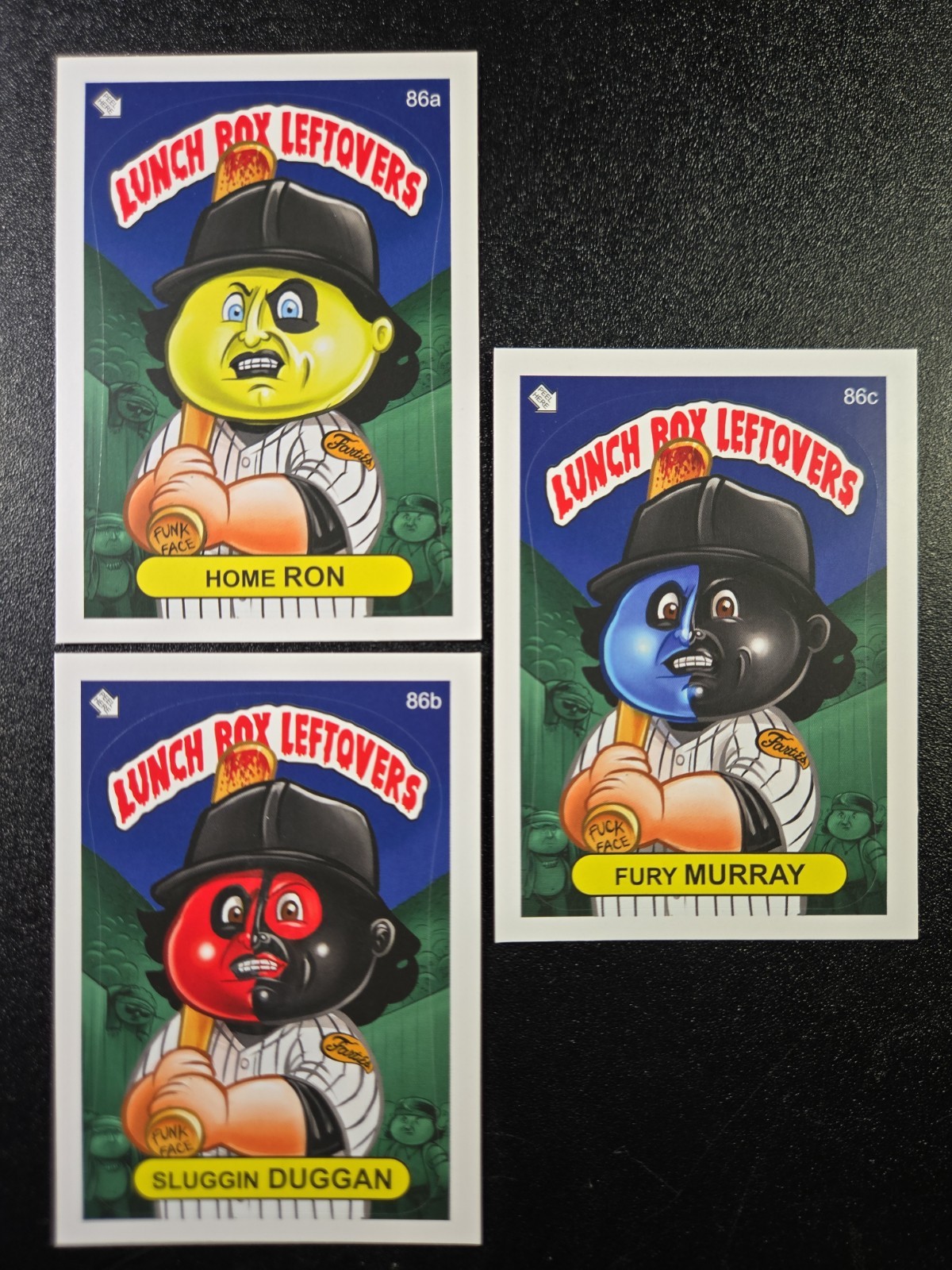 The Warriors 1979 Movie 1989 Fleer Bill Ripken 616 FF Rick Face Spoof 3 Card Set
