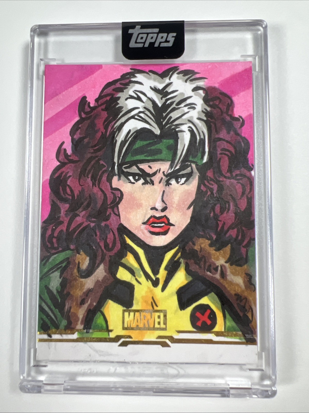2026 Topps Marvel Mint ROGUE Original Sketch by Artist Jessica Court