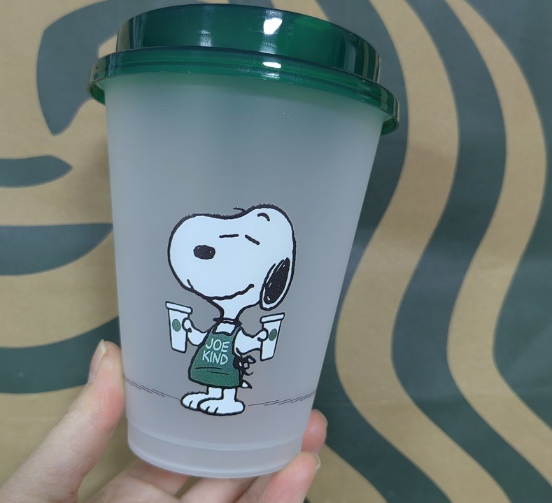 2025 NEW Starbucks Cartoon Plastic Coffee Cup 16oz Reusable Tumbler Cold Cup