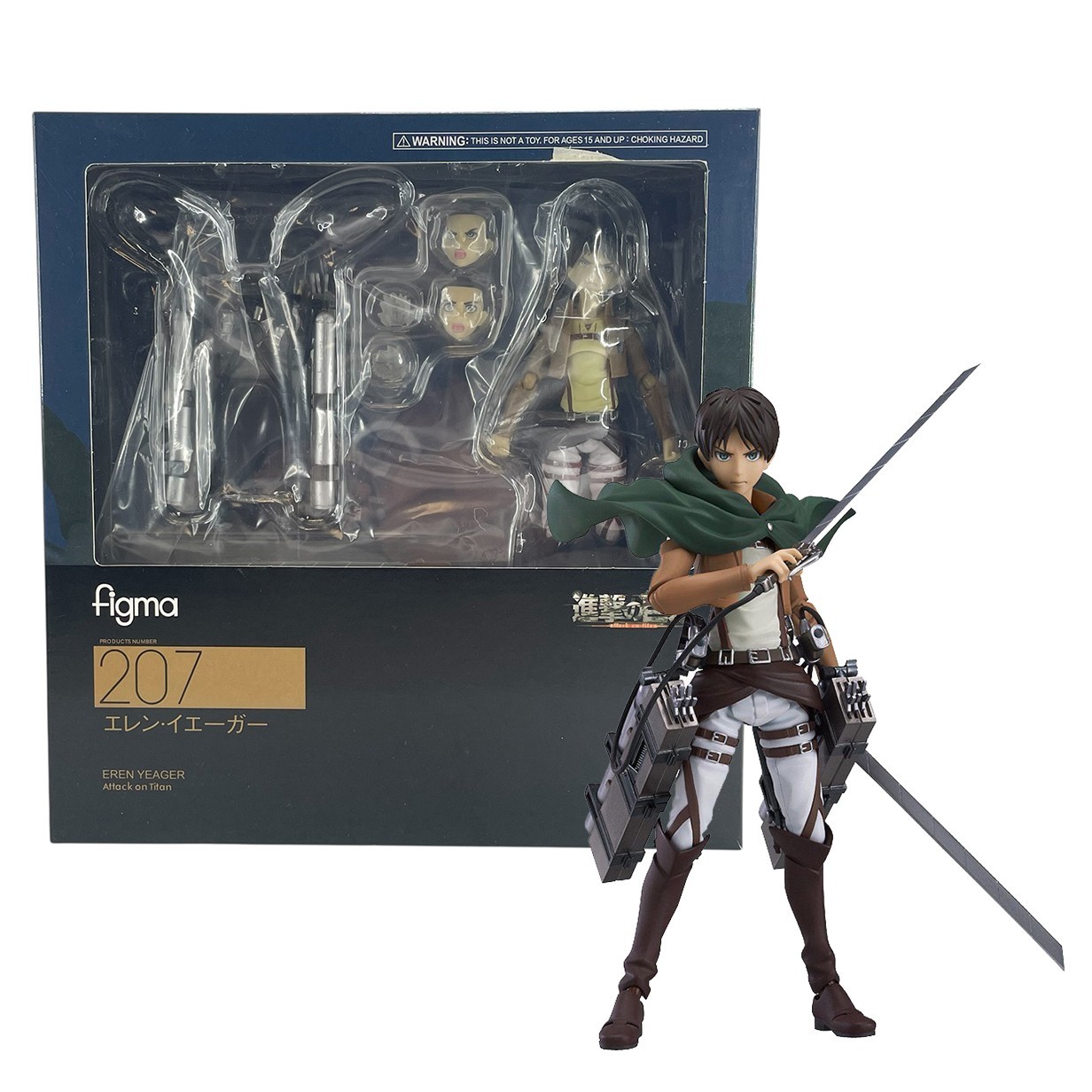 Attack on Titan Eren Yeager Shingeki no Kyojin #207 Figure w/Accessory 5