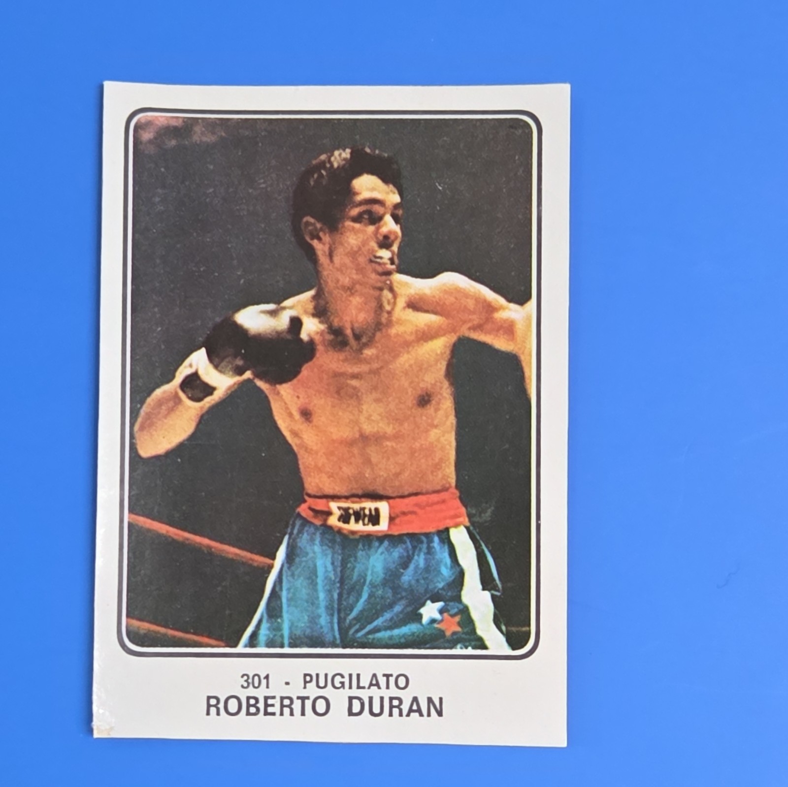 ROBERTO DURAN FIGURINE CHAMPIONS OF SPORT 1973-74