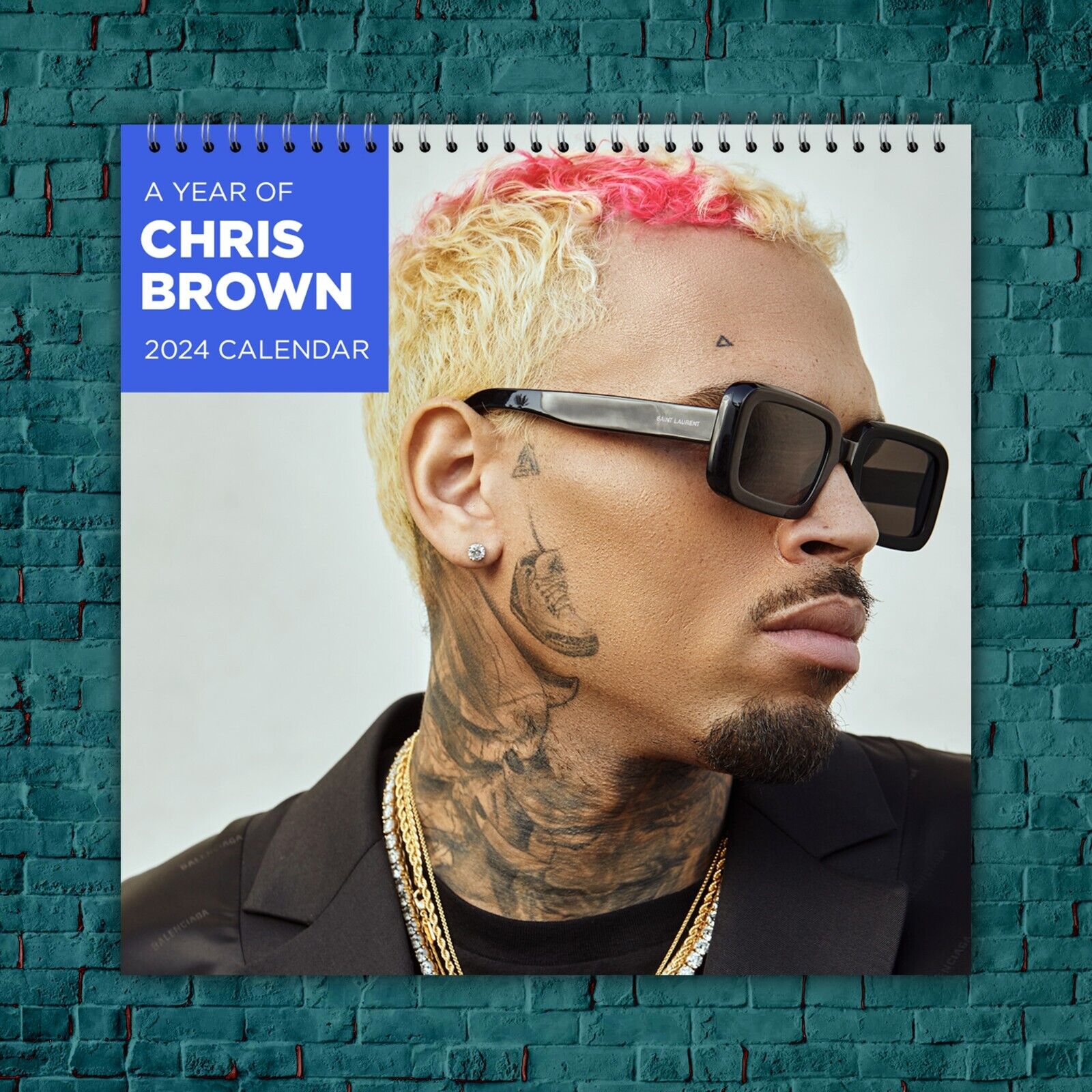 Chris Brown Calendar 2024 Chris Brown 2024 Celebrity Wall Calendar