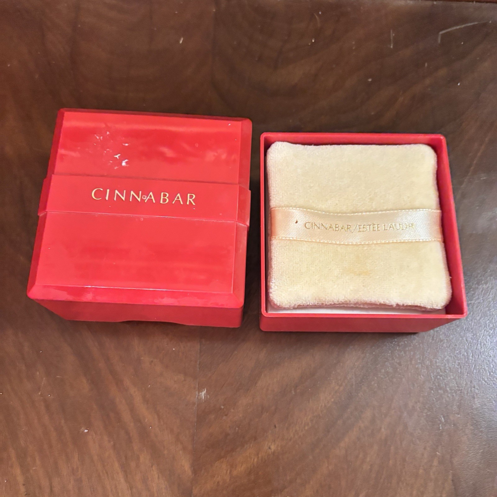 Vintage Estée Lauder Cinnabar Dusting Powder 3 Oz Red  Box New Unused