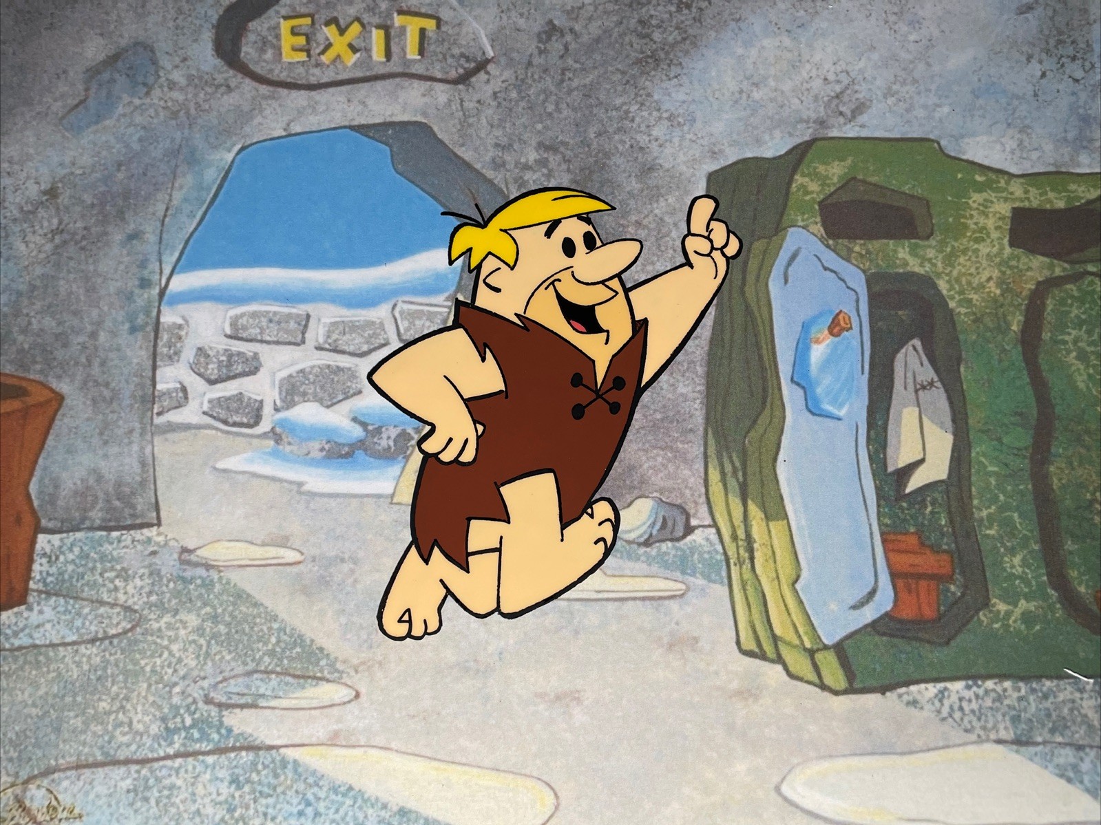 THE FLINTSTONES Animation Cel HANNA-BARBERA production Art 1970’s cartoons I2