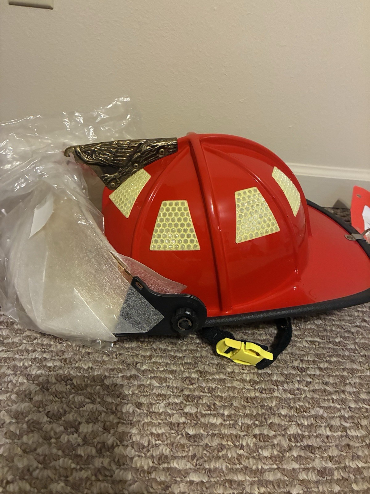 Vintage Cairns Fireman’s Helmet New Sealed Never Used  In Packaging  Made In USA