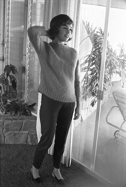 Photo:Mary Tyler Moore 1960s Actress Indoor Portrait Black and White