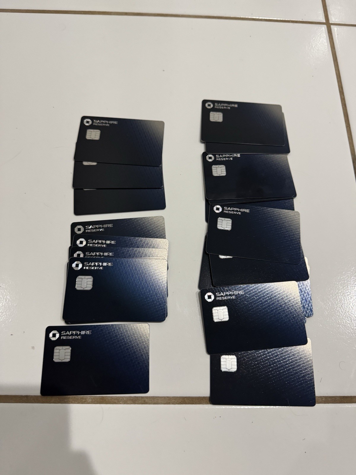 Chase Sapphire Reserve Cards (20x Lot)
