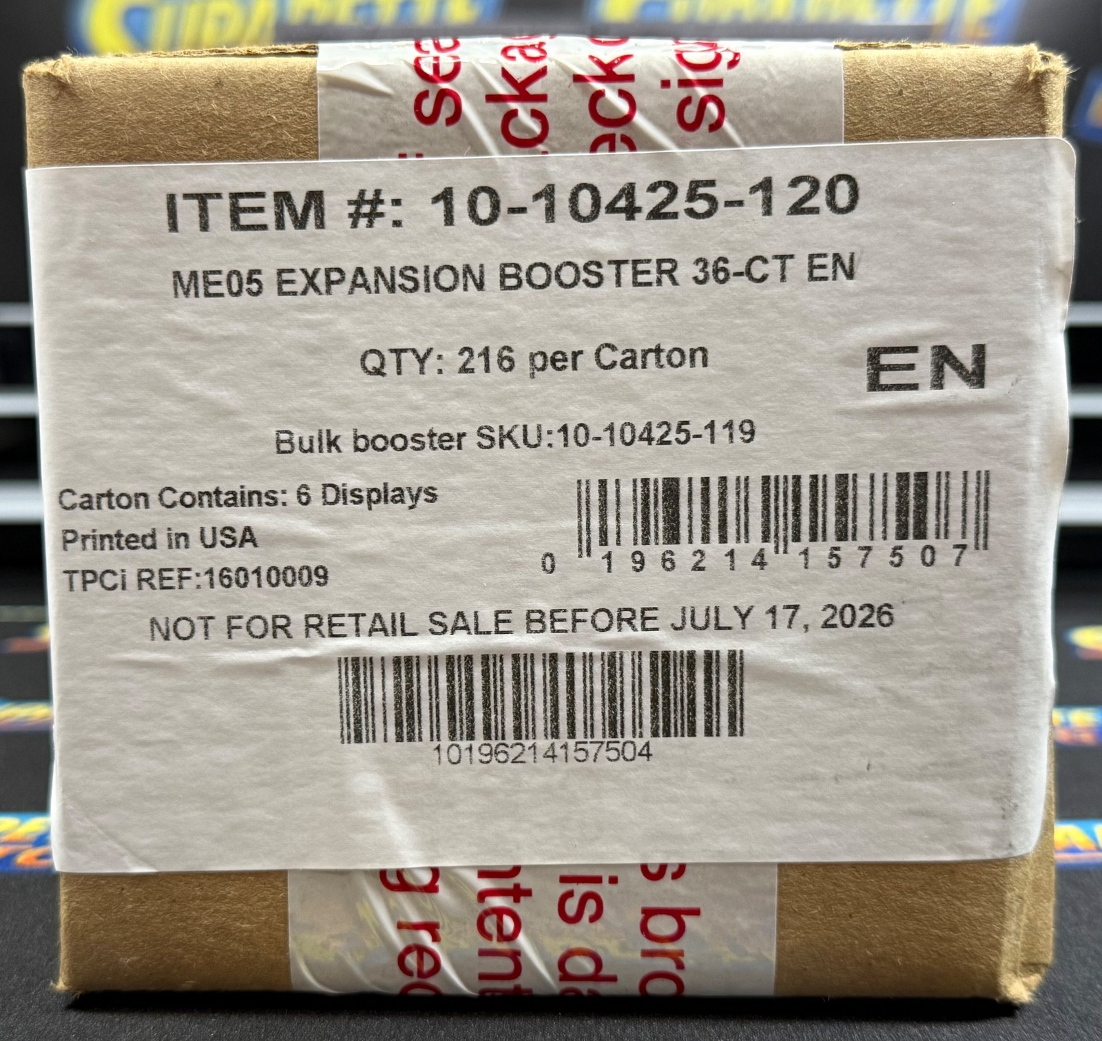 Pokemon Pitch Black Booster Box Sealed Case of 6