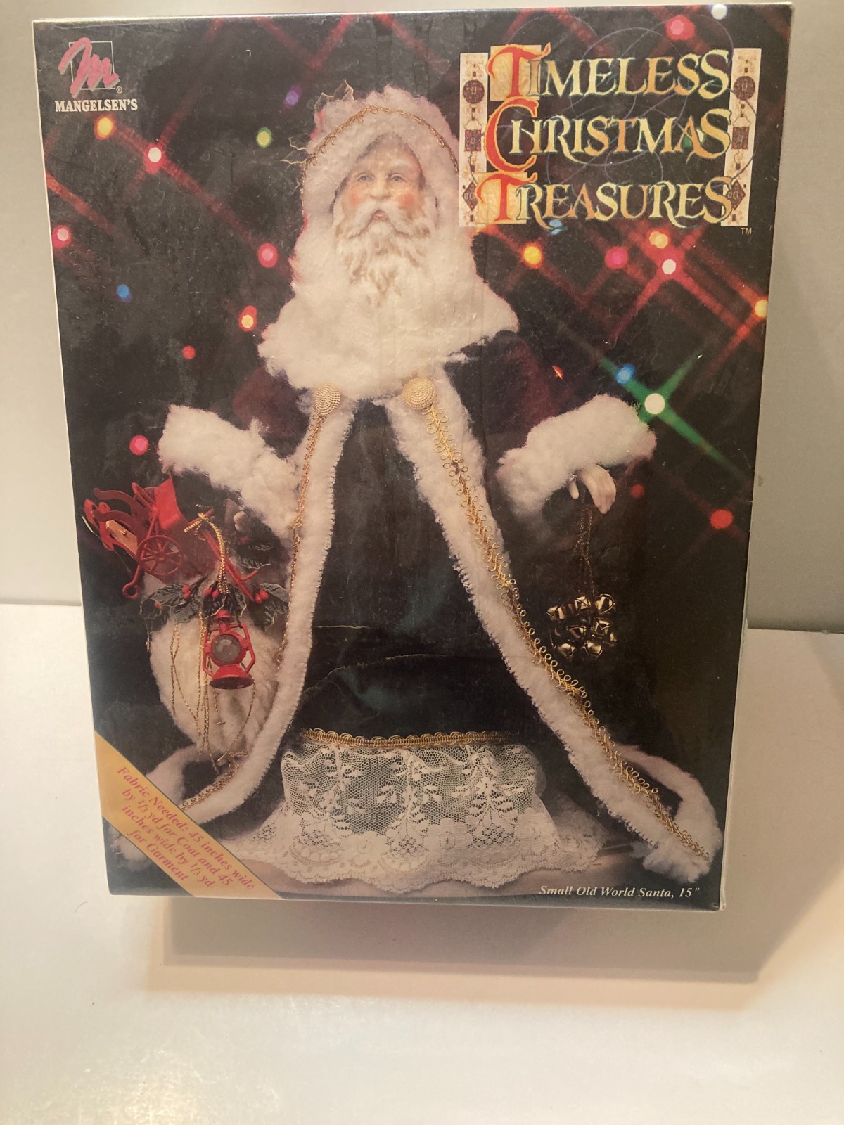 NEW Sealed 1993 Mangelsen\'s Timeless Christmas Treasures Old World Santa 15\