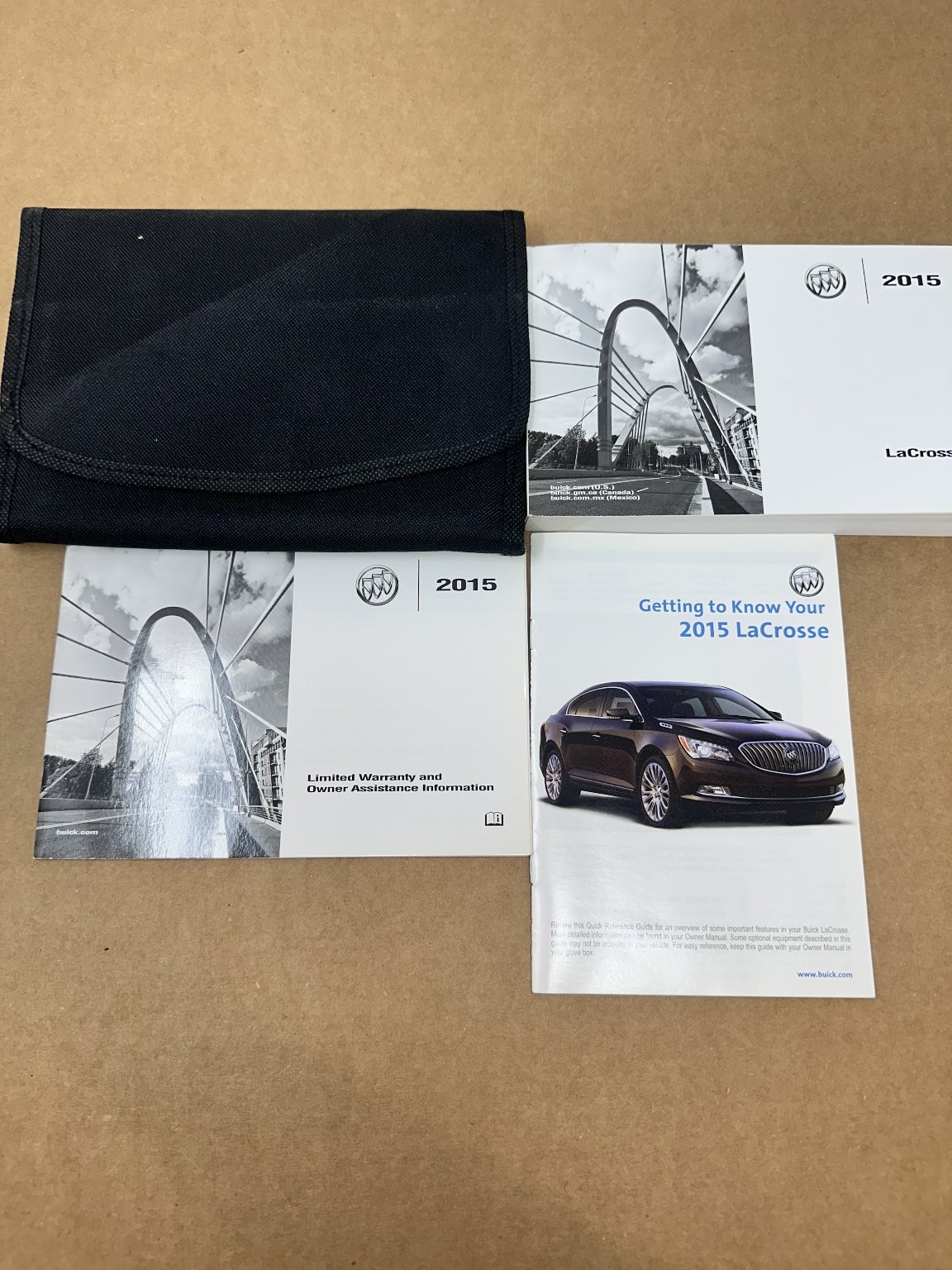 2015 Buick LaCrosse Owner\'s Manual Set