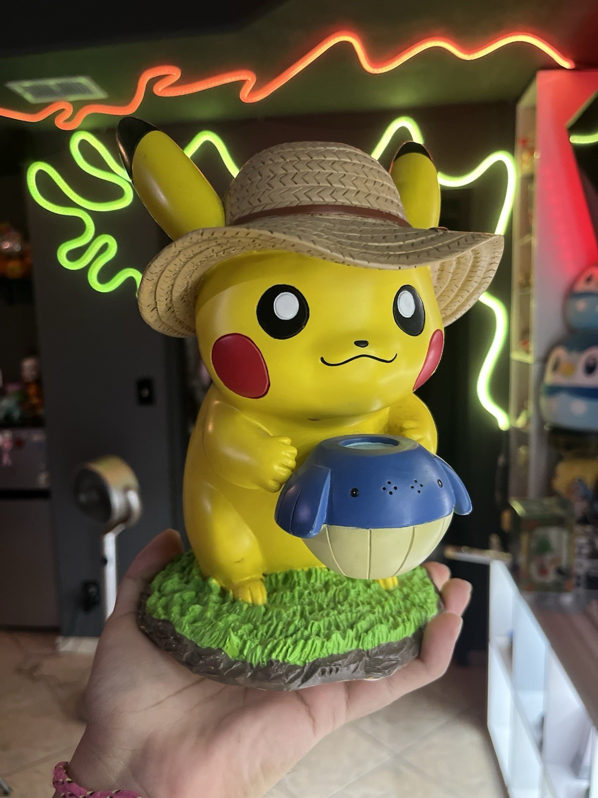 Pokemon Center Exclusive Pikachu Gardening Planter