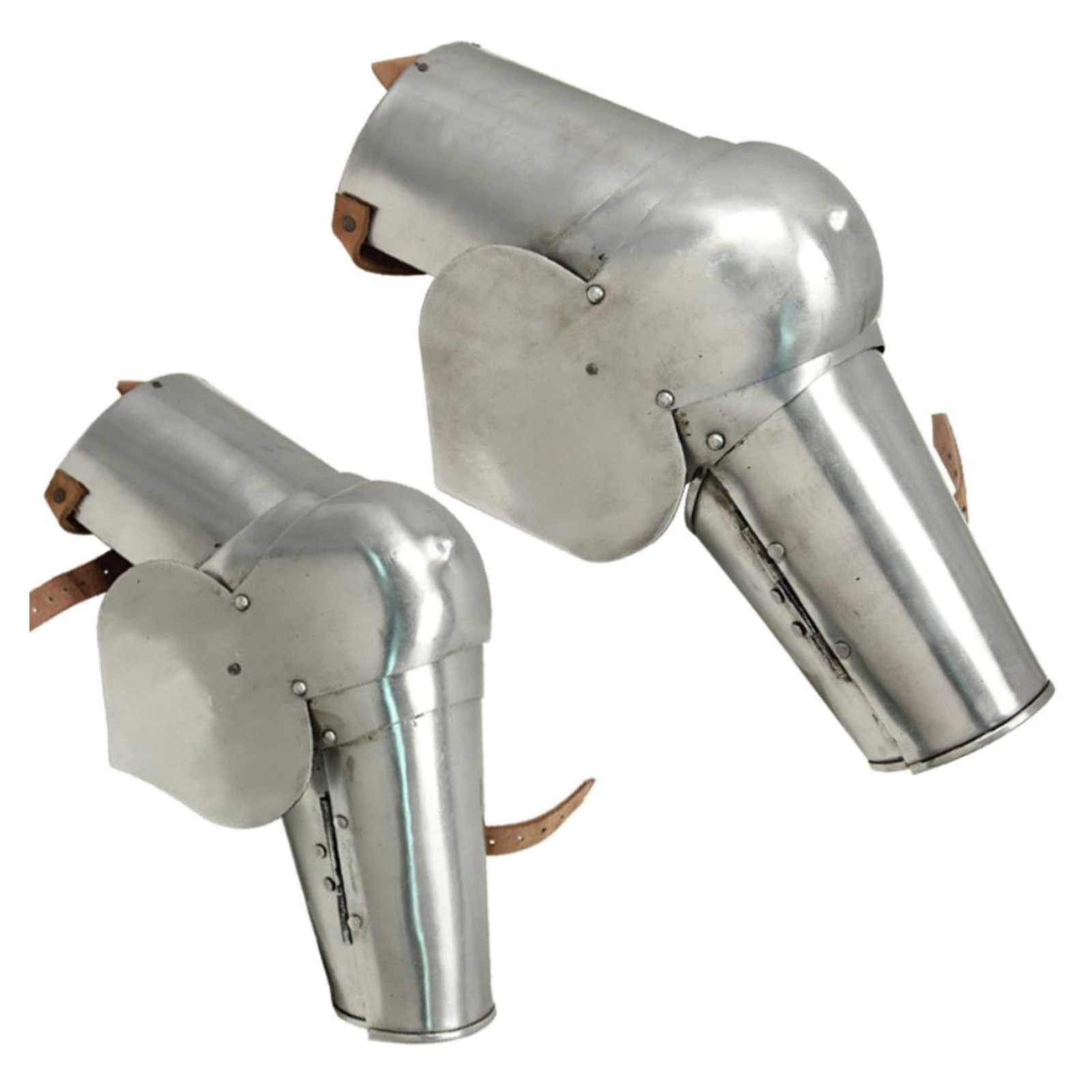 Medieval 15th Century Italian Arm Armor Set 16 Gauge Steel Combat Reenactment