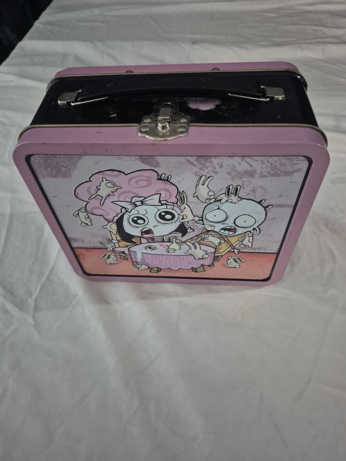 Roman Dirge  Lunch box Tag  Y2K Hot Topic Mall Goth Dark Horse