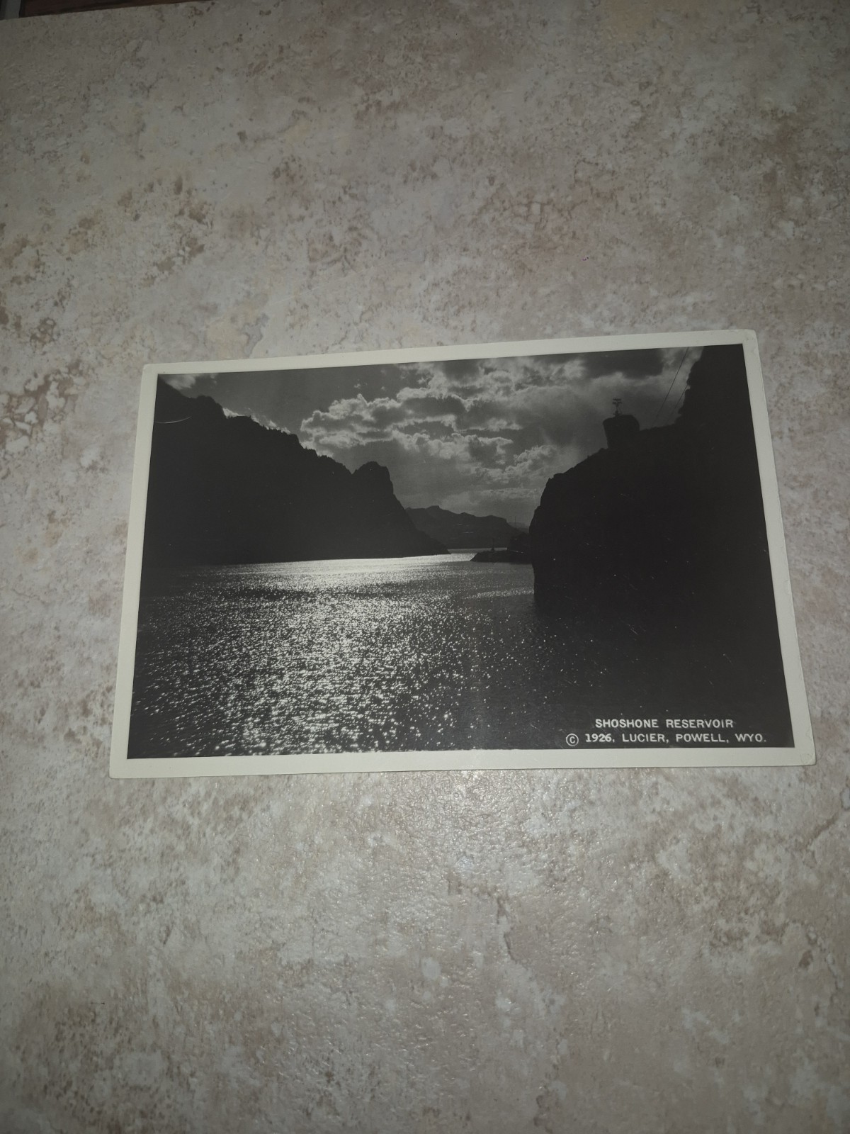 Yellowstone Cody Road RPPC Postcards Lot 5 Shoshone Dam WY Lucier 1920s Vintage