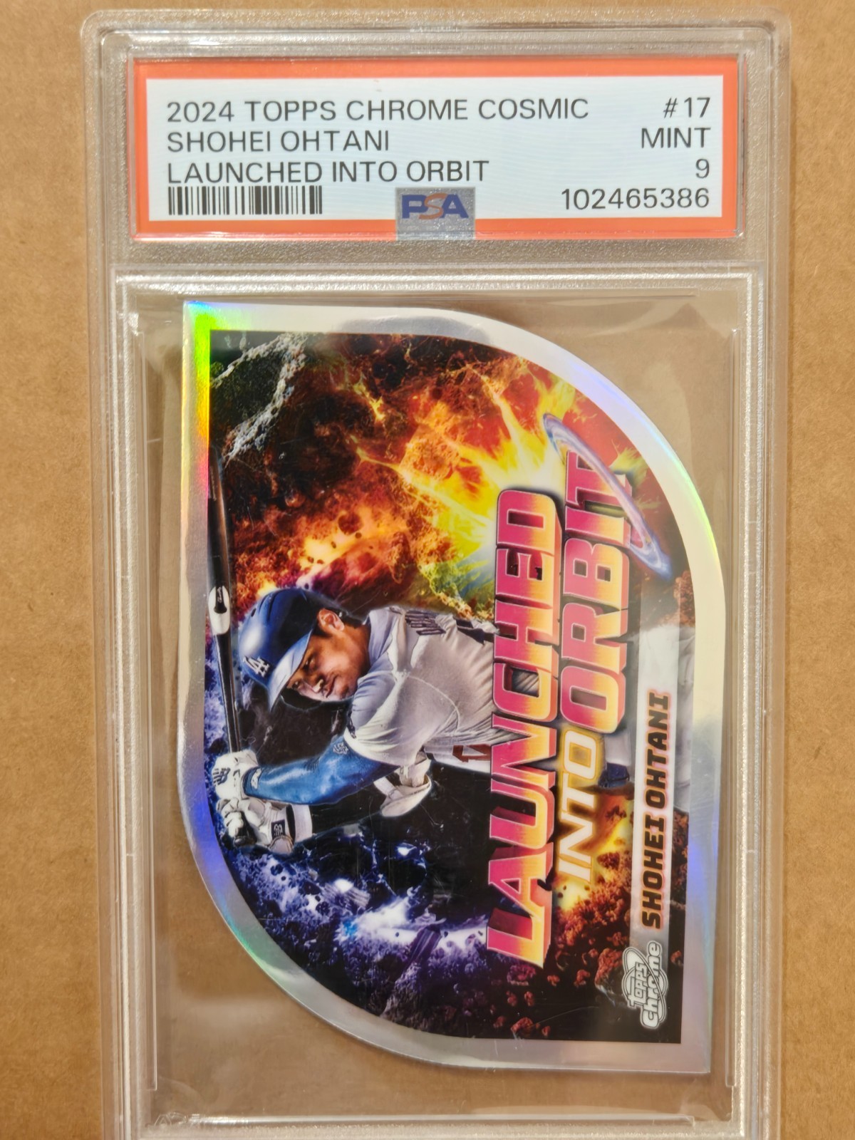2024 Topps Cosmic Chrome Launched Into Orbit Shohei Ohtani LIO-17 Mint PSA-9