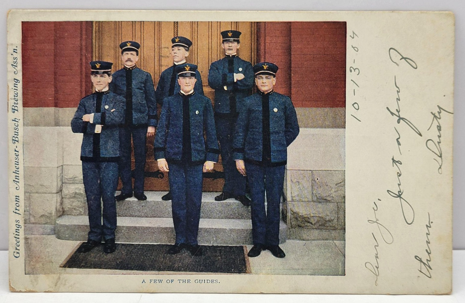 Anheuser-Busch St Louis Brewery Beer Advertising Tour Guides 1904 Postcard
