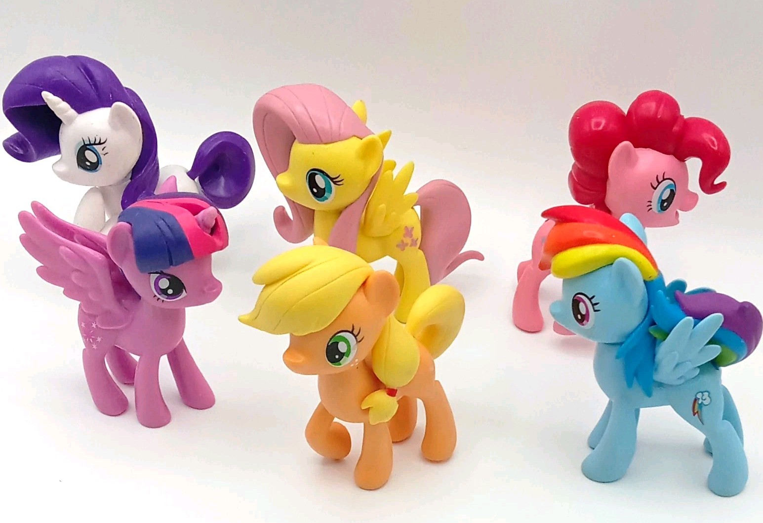 My Little Pony Friendship Is Magic Lot of 6 Figurines Twilight, Rarity + More