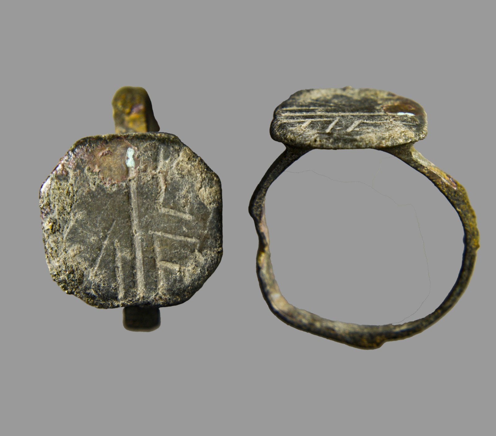 RARE Kabala Israelite Judaea Ancient Hebrew Period Yehud Period Ring Monogram