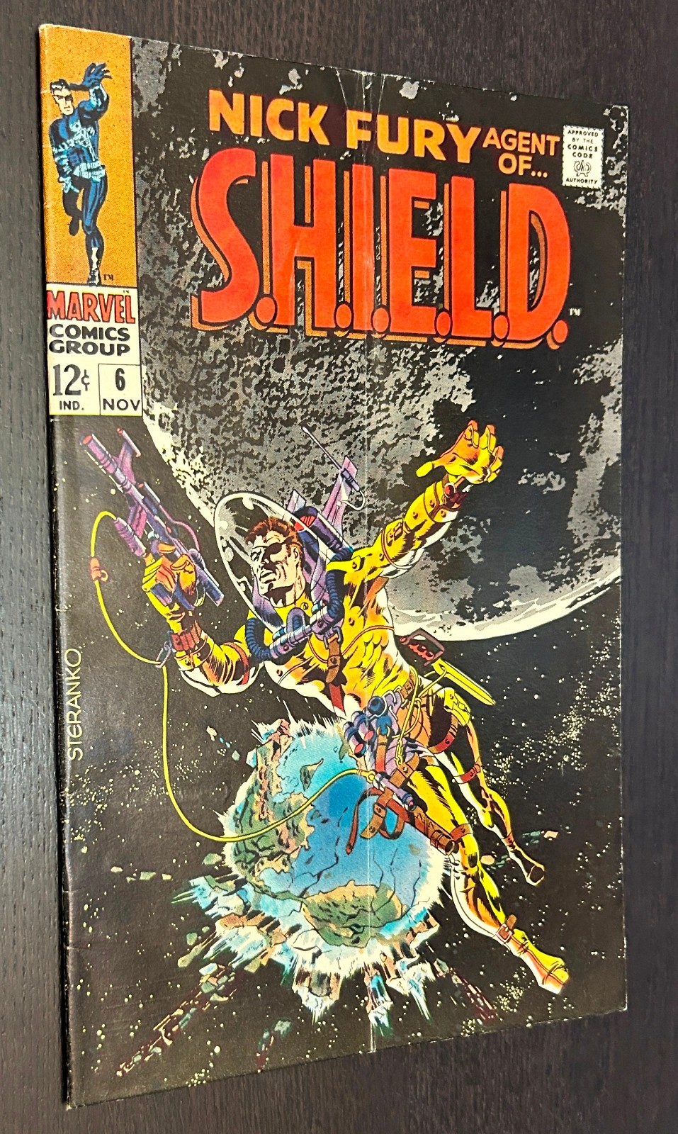 SHIELD #6 (Marvel Comics 1968) -- Silver Age Steranko -- VG (Better Eye Appeal)