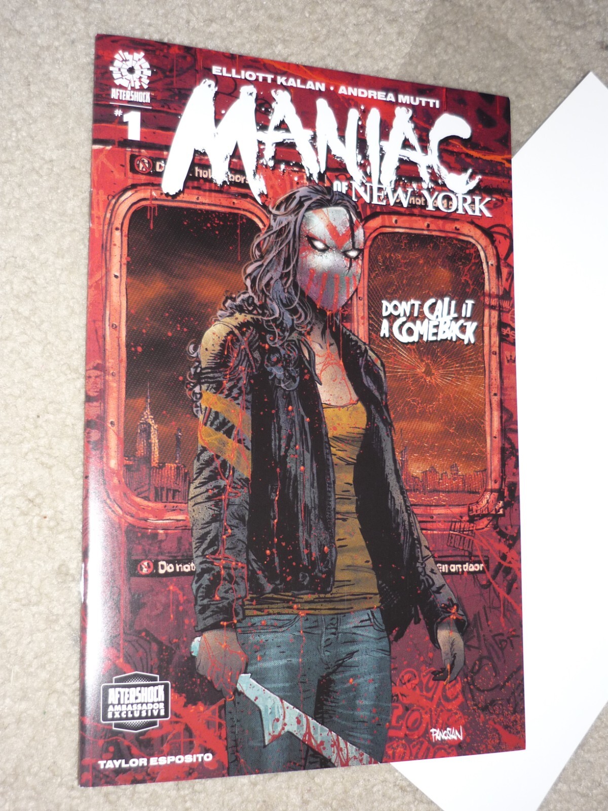 NEW Maniac of New York #1 Don't Call it a Comeback Aftershock Variant Cover 2023