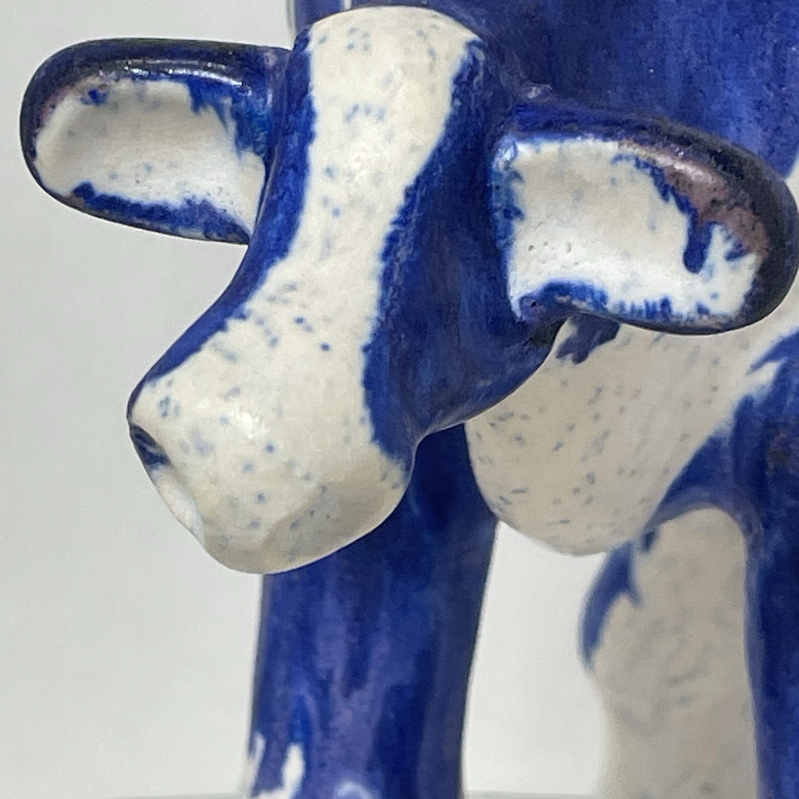 Vintage Dwight Davidson Original Cow Sculpture 1995 Rare 7”x8”