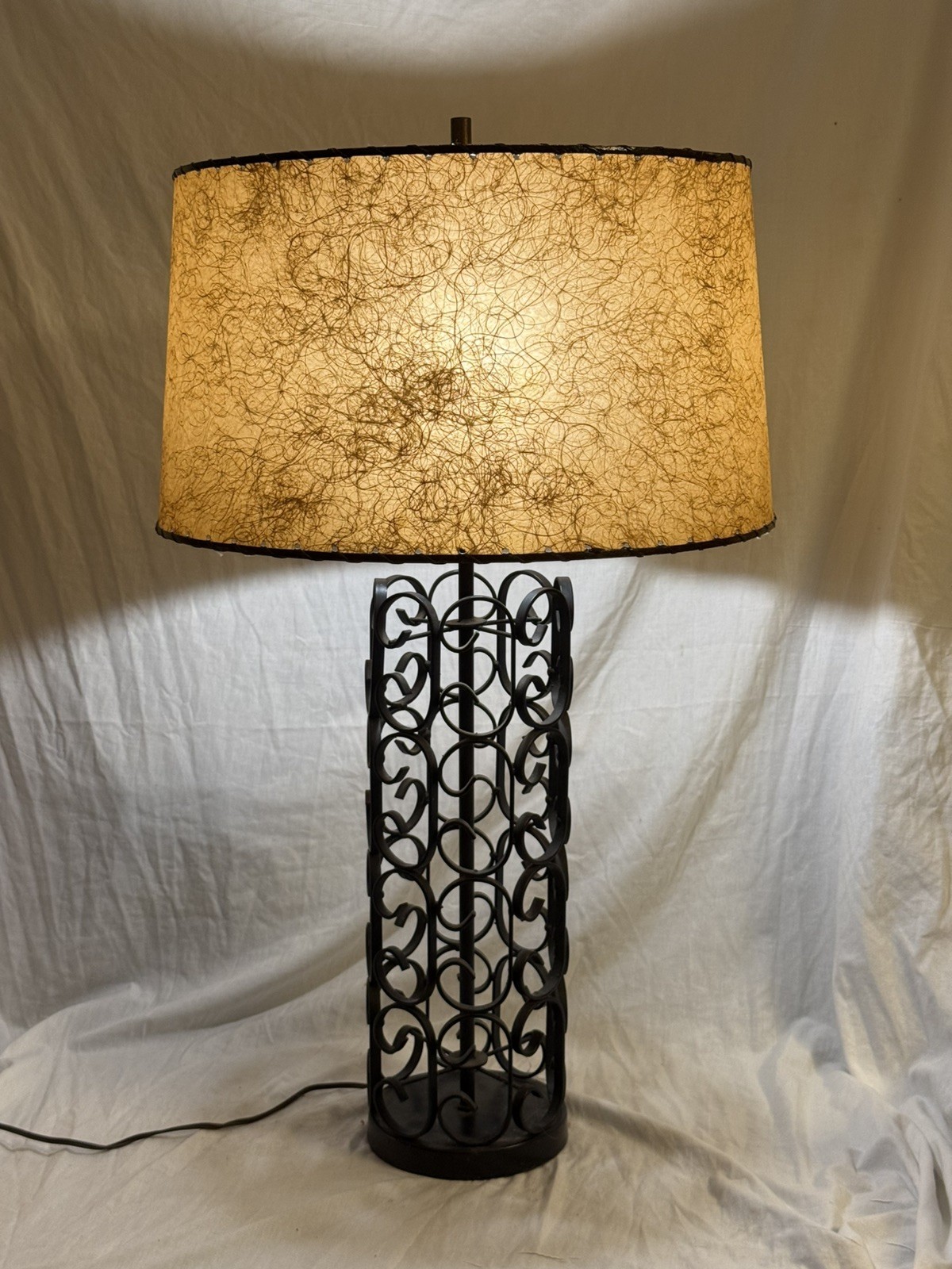 Vintage Mid Century Lamp Arthur Umanoff Lamp Granada circa 1964 ORIGINAL SHADE 