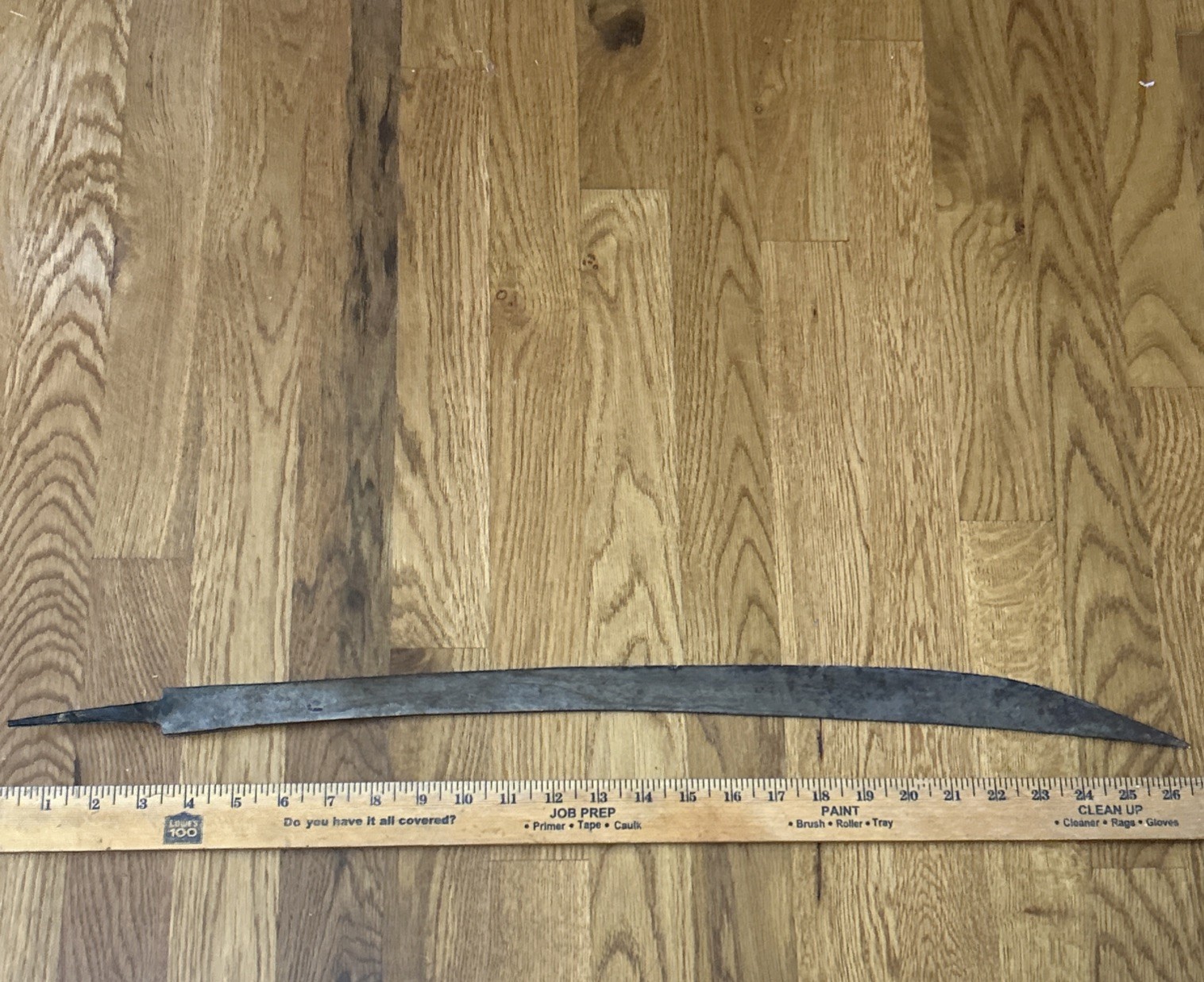 Vietnam Era Thai Dha Daab Vintage Carbon Steel Sword Blade 