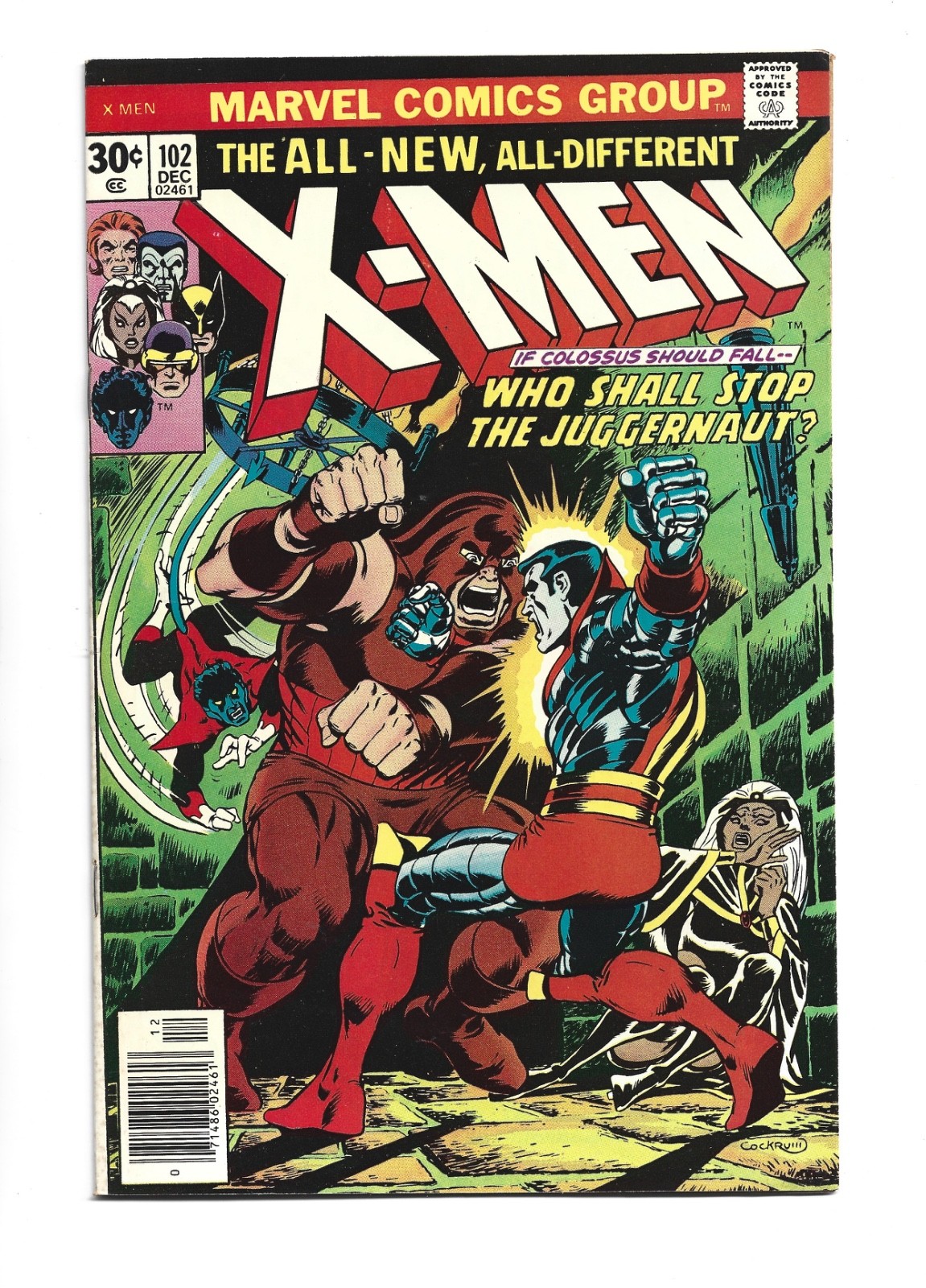 Uncanny X-Men #102, VF 8.0, Wolverine, Juggernaut, Storm, Black Tom