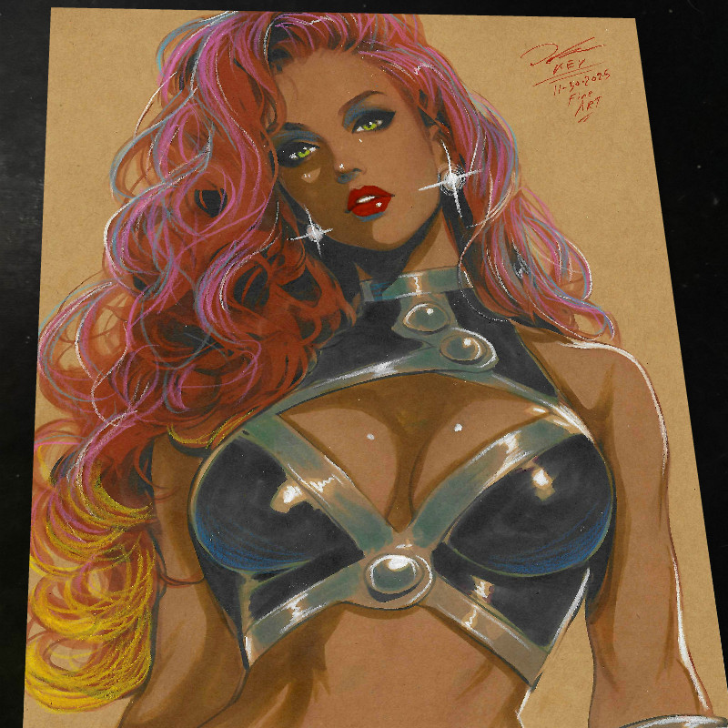 Starfire Art Print Signed 8.5x11 | Art by Keyeske
